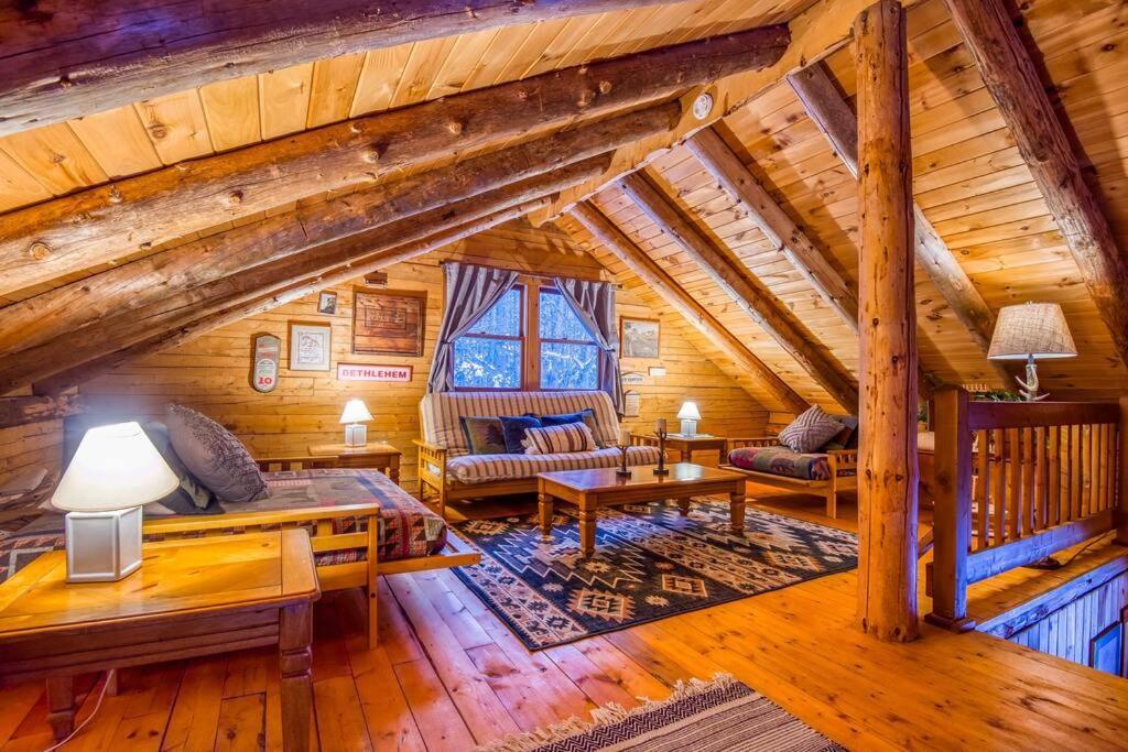 Family-Focused & Pet-Friendly Log Cabin With 4Br 2Ba Sleeps 10 بيثليهيم المظهر الخارجي الصورة