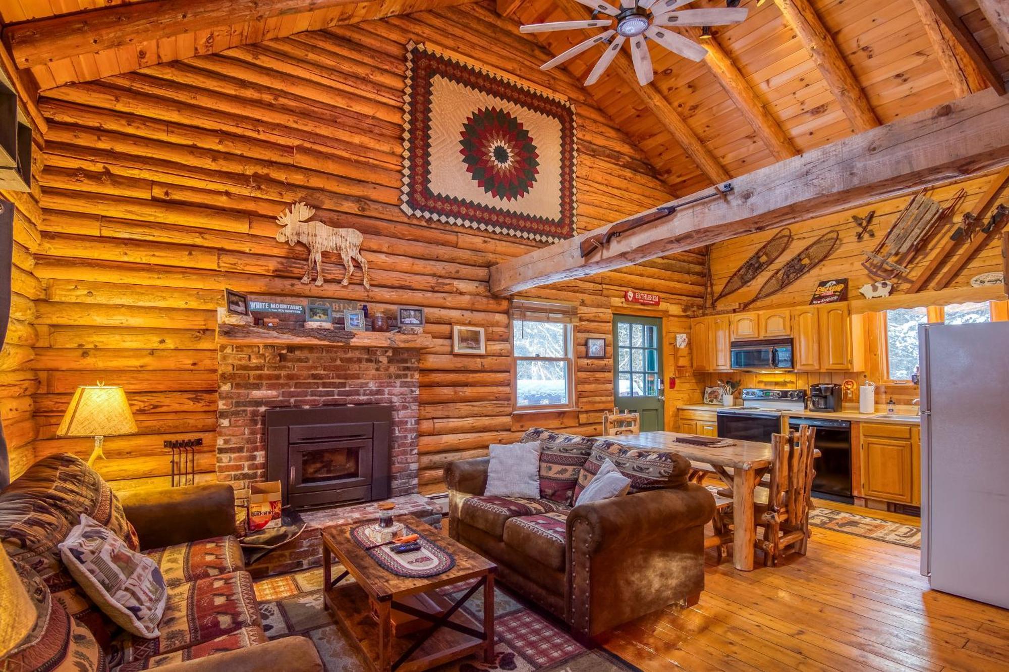 Family-Focused & Pet-Friendly Log Cabin With 4Br 2Ba Sleeps 10 بيثليهيم المظهر الخارجي الصورة